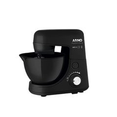 Batedeira Planetária Arno Nova Deluxe 600W com 2 Batedores e 8 Velocidades Preta SX34