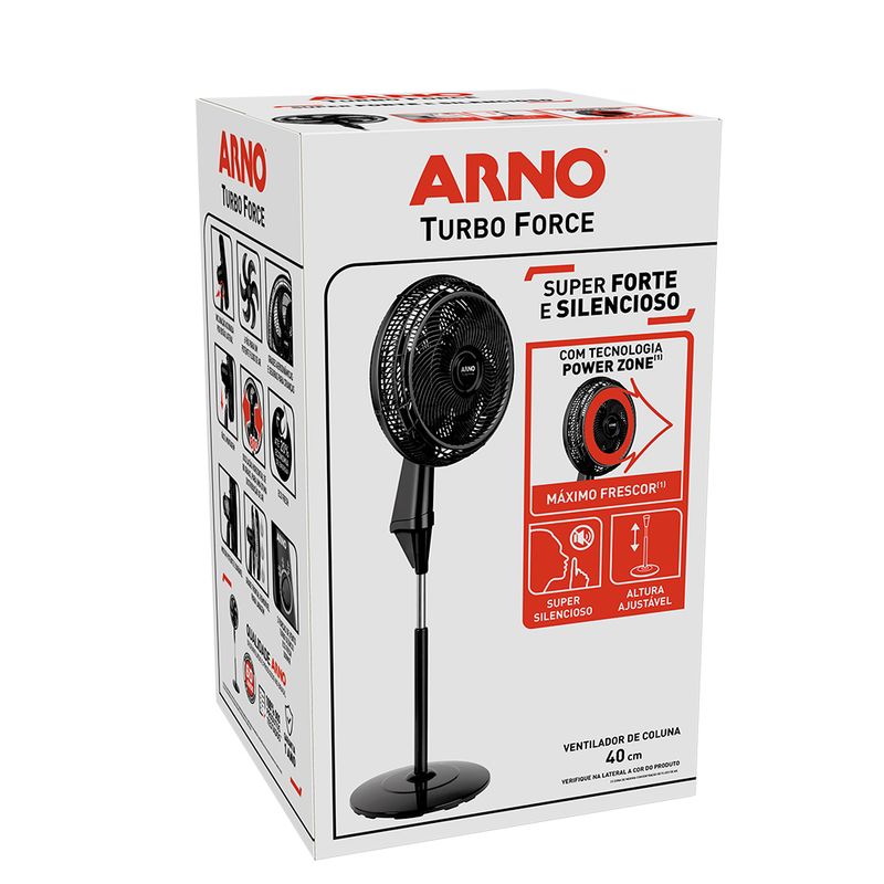 Ventilador Arno Coluna Turbo Force 40cm VFC4