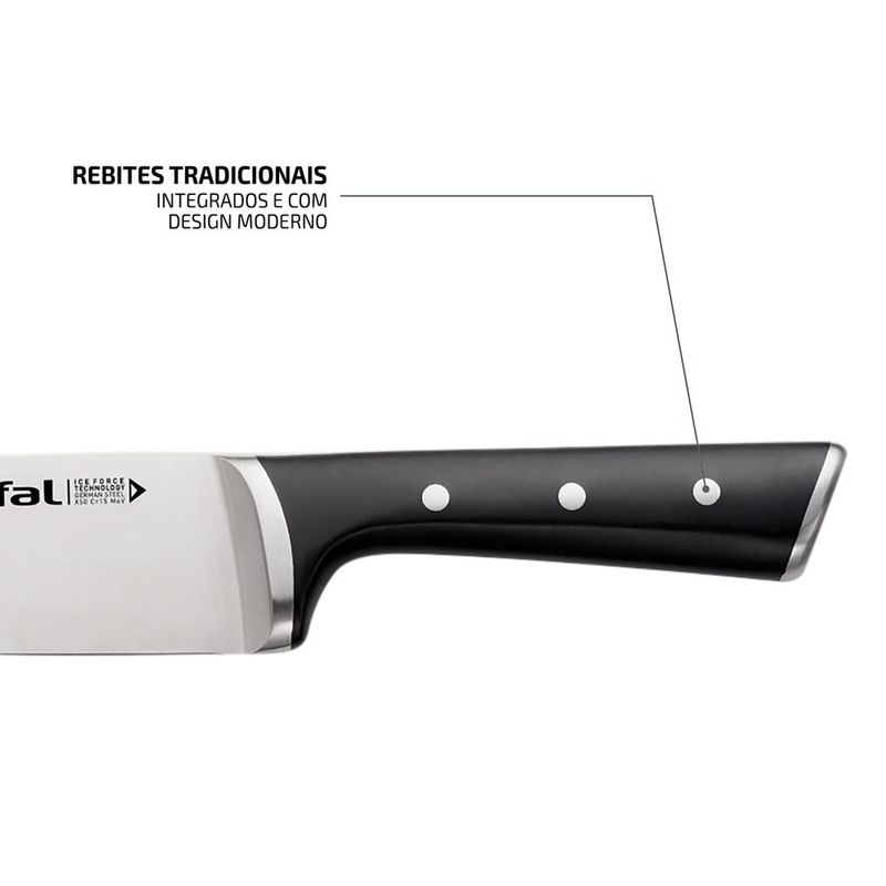 Cuchillo Chef TEFAL IceForce 20cm - Imusa