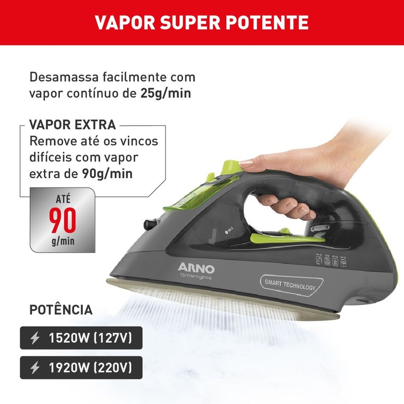 Ferro-a-vapor-Arno-Smartgliss-FSC1---220V