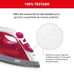 Ferro-a-Vapor-Eletrico-Arno-Steamgliss-Base-Ceramica-Rosa-FSGC---110V
