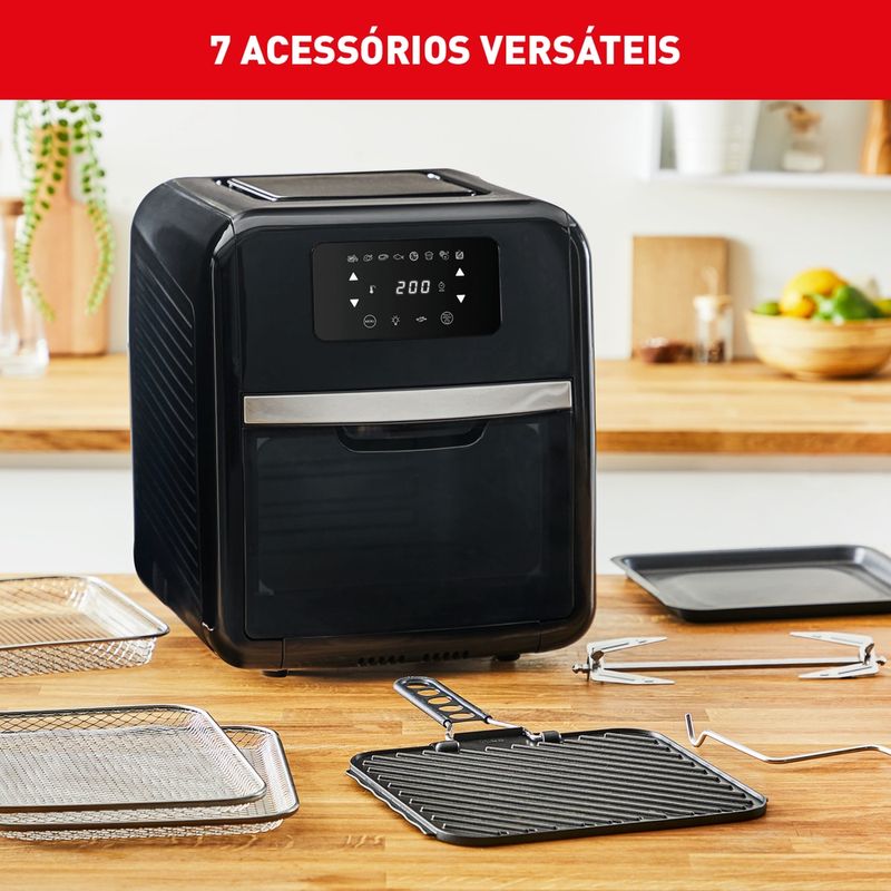 Airfry-Oven-e-Grill-Arno-Expert-9-em-1-Digital-11L-Preta-UFE9