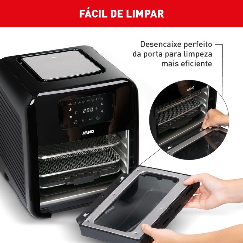 Airfry-Oven-e-Grill-Arno-Expert-9-em-1-Digital-11L-Preta-UFE9