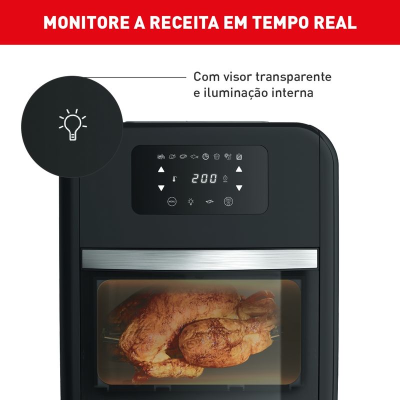 Airfry-Oven-e-Grill-Arno-Expert-9-em-1-Digital-11L-Preta-UFE9