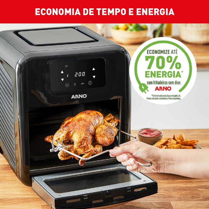 Airfry-Oven-e-Grill-Arno-Expert-9-em-1-Digital-11L-Preta-UFE9