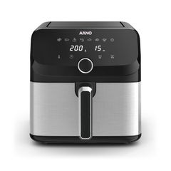 Fritadeira sem Óleo Airfryer Arno Mega 7,5L Digit Inox AFD7