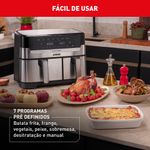Fritadeira-sem-Oleo-Airfry-Arno-Dual-52L-31L-Inox-Digital-1800W-AFD2-127V