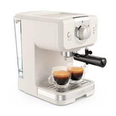 Cafeteira Arno Espresso Steam e Pump Opio Soleil Marfim SCSP