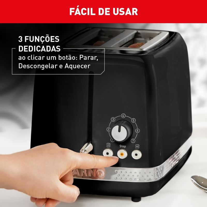 Torradeira-Arno-Soleil-com-7-niveis-de-tostagem-Preta-SPTO