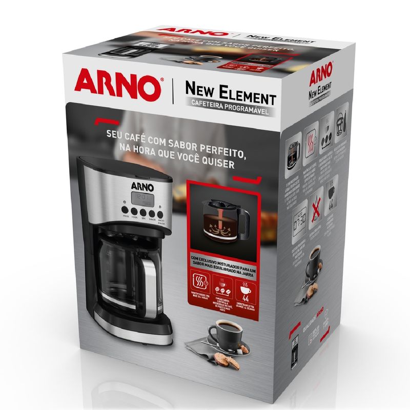 Cafeteira-Filtro-Digital-Arno-New-Element-com-18L-Tubo-misturador-e-Funcoes-Programaveis-CFNE-