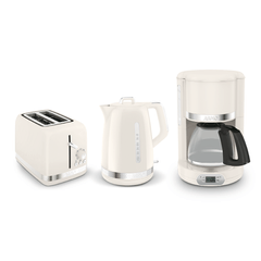 Kit Chá da Tarde: Torradeira, Chaleira e Cafeteira Soleil