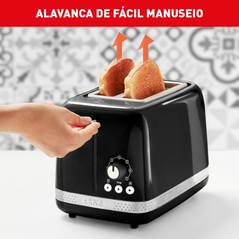 Torradeira-Arno-Soleil-com-7-niveis-de-tostagem-Preta-SPTO-127v