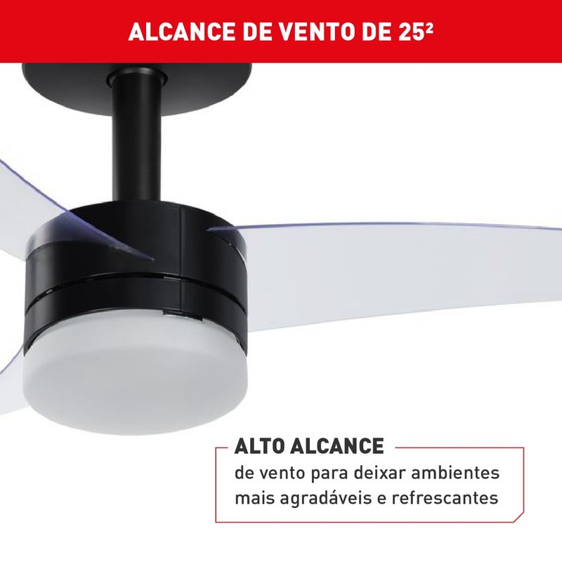 Ventilador-de-Teto-Arno-Ultimate-Bivolt-Preto-com-3-Pas-e-Controle-Remoto-VX14