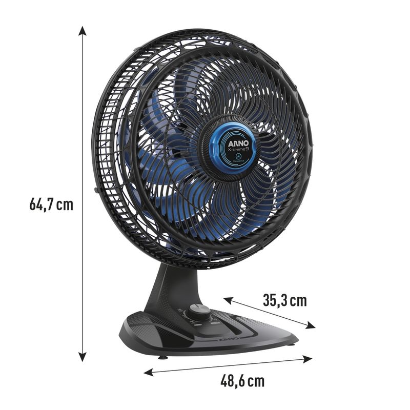 Ventilador-Arno-X-treme-9-Mesa-Repelente-40cm-VE95