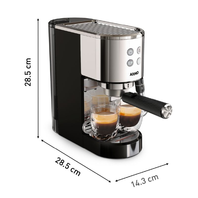 Cafeteira-Eletrica-Arno-Espresso-Steam-e-Pump-Inox-1L-CESP