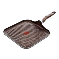 Grill Quadrado Rochedo Expert Chocolate 27cm