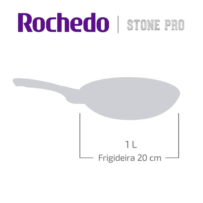 Frigideira-Rochedo-Stone-Pro-20cm