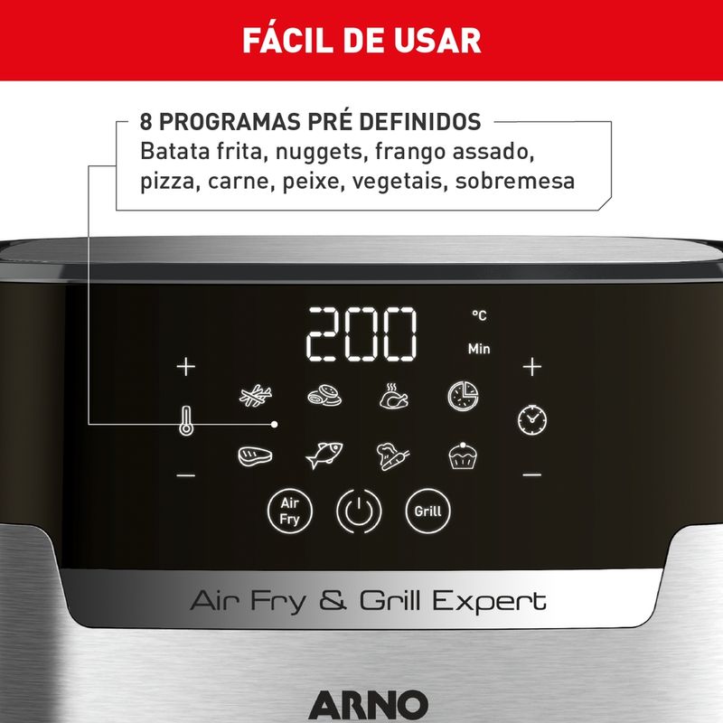 Airfry-Arno-Air-Plus-Expert-e-Grill-Digital-42L-Inox-UFE2