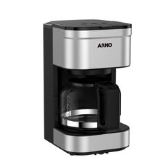 Cafeteira Filtro Arno Preferita Inox com 750ml de Capacidade e Jarra de Vidro CFPF