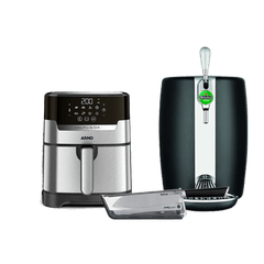 Kit Petisco e Chope: Airfryer Expert, Faca, Chopeira