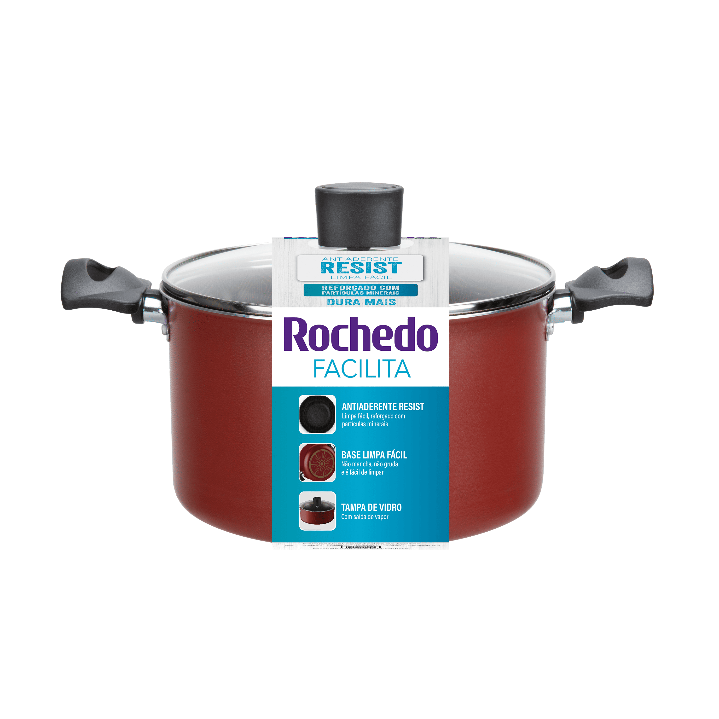 Caçarola Rochedo Facilita Vermelho 20cm