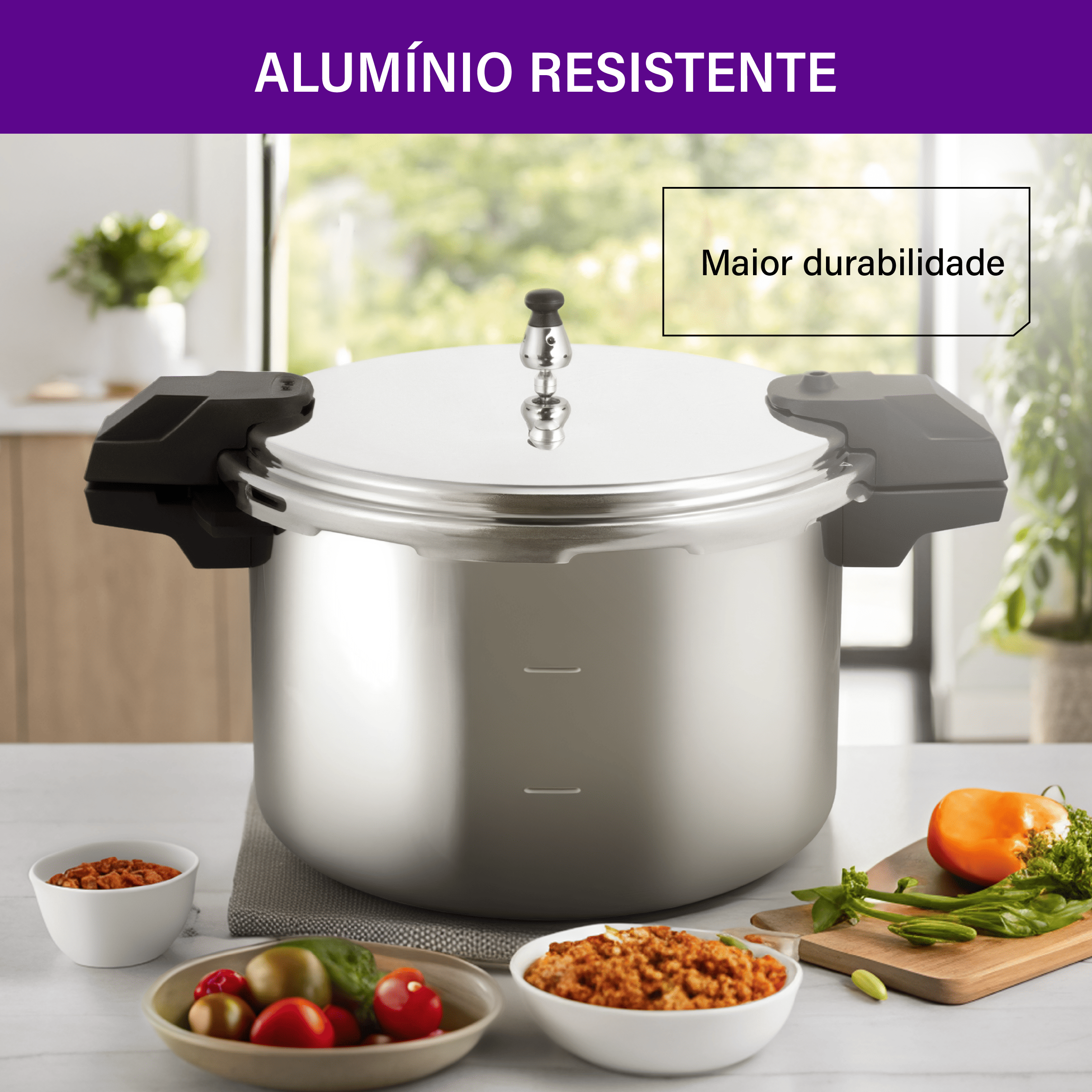 Panela de Pressão de Alta Capacidade Rochedo Pro 15L