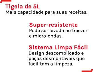 Tigela de 5L