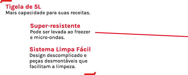 Tigela de 5L