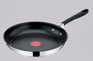 Frigideira Wok Aço Inox Com Indução Jamie Oliver 28cm | Tefal