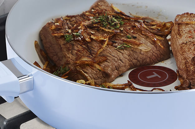 familiar 80cm 3点セット Jogo de Panelas Tefal Refresh Ceramic Cinza | Tefal